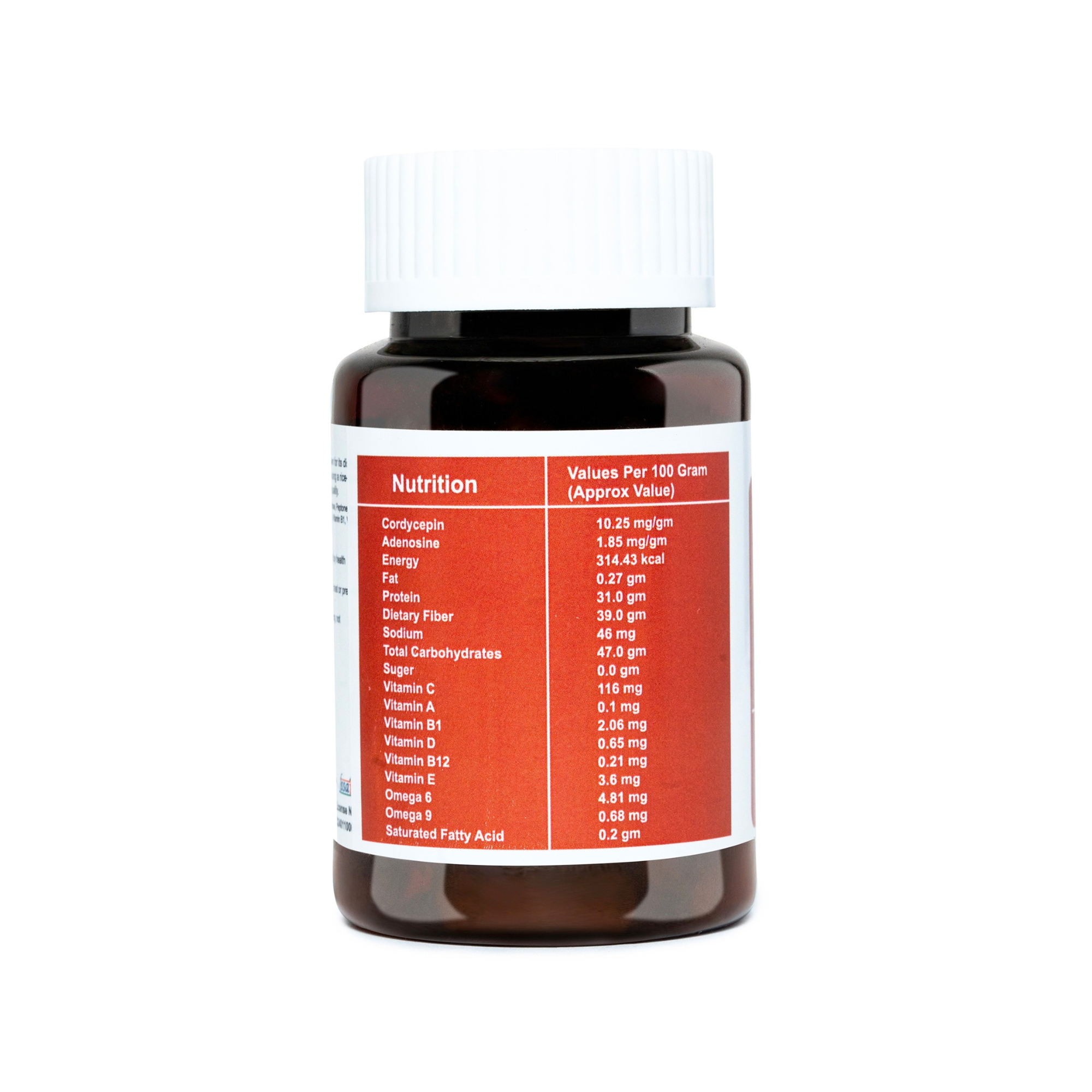 Cordyceps Militaris (Keedajadi) Capsules – 60 Veg Capsules | Orangeherb - Image 3